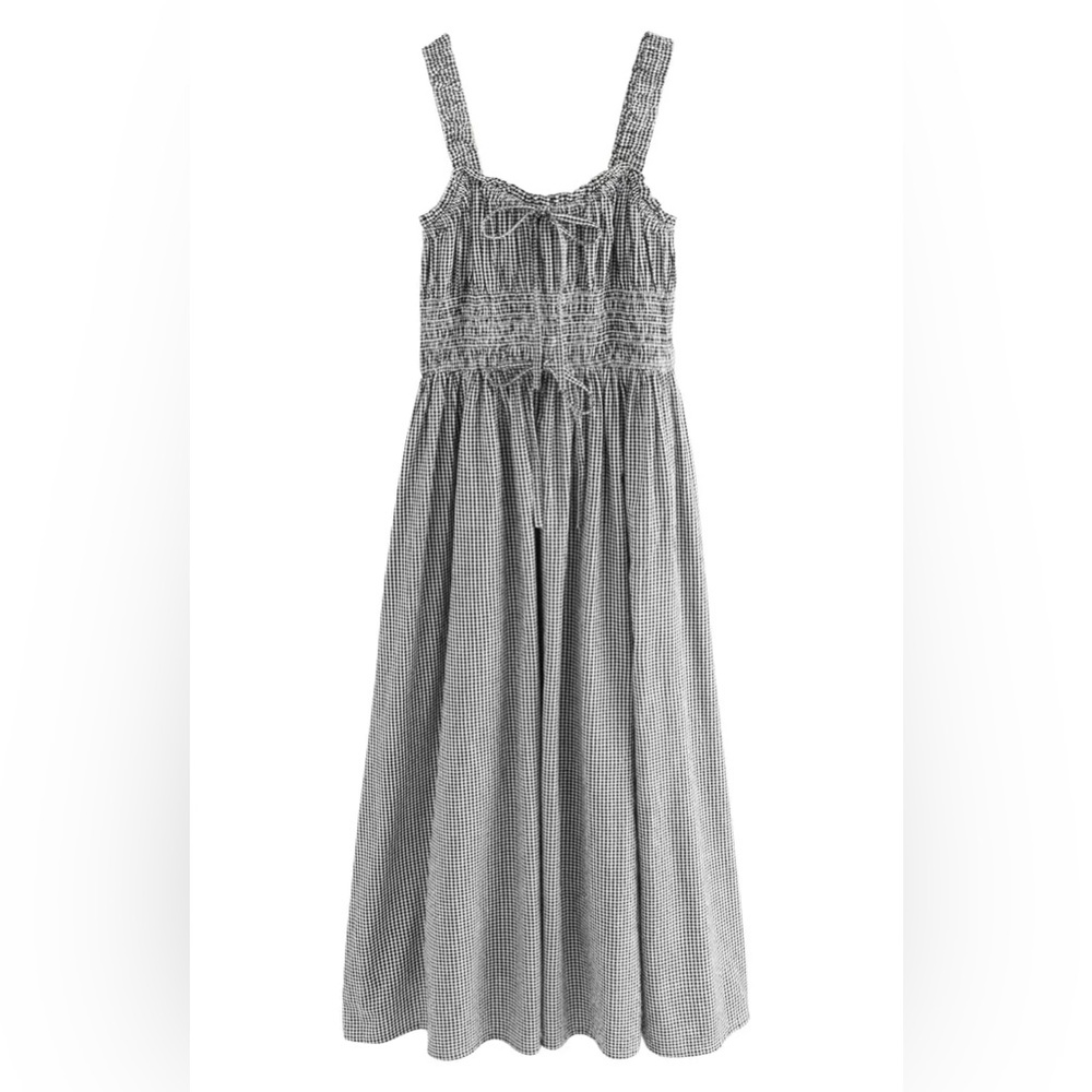 Gingham Smocked Dress